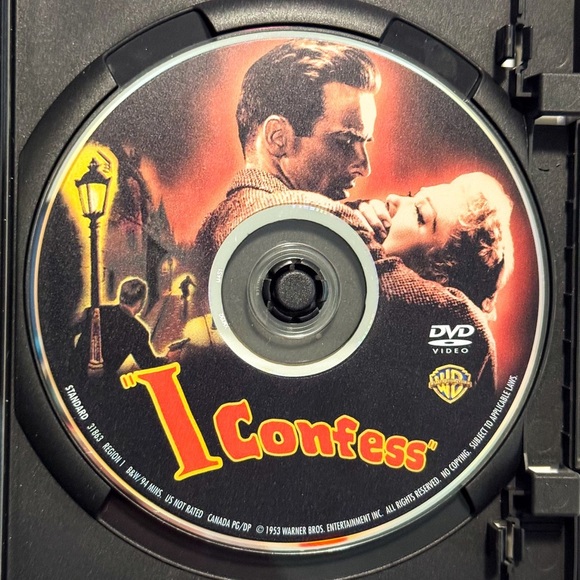 I Confess DVD (1953) – Hitchcock Thriller – Like New - Picture 3 of 3